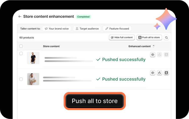 Bulk Publish from Admin